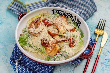 Чезарио с креветками