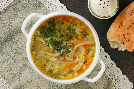 Суп-лапша куриная