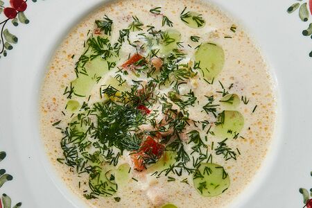 Русская уха на сливках