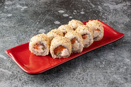 Ролл Филадельфия с кунжутом 