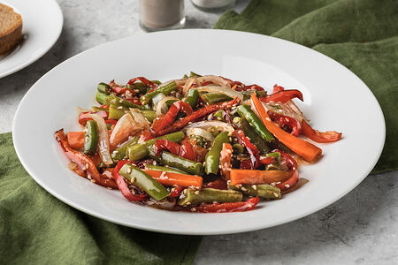 Овощи в соусе терияки