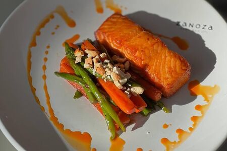 Стейк из лосося