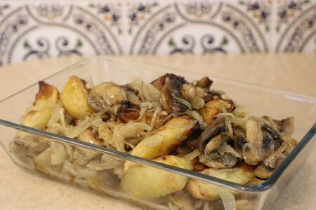 Картофель с грибами