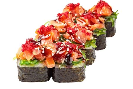 Ролл чука-лосось