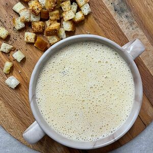 Крем-суп из лосося