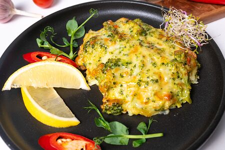 Горбуша с брокколи