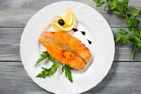 Стейк лосося