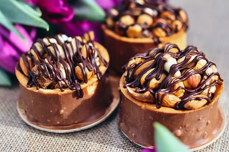 Тарталетка с орехами