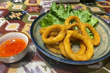 Жареные кальмары