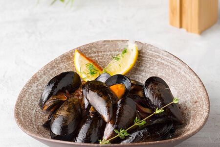 Мидии в белом вине