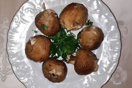 Шашлык из грибов Шампиньоны