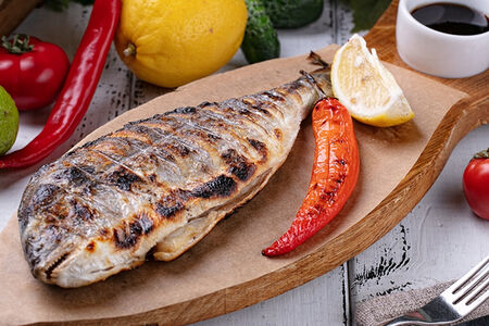 Дорадо на углях