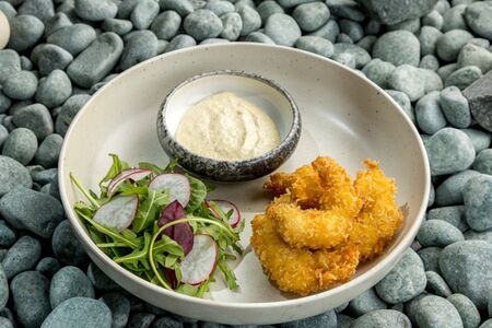 Креветки в сухарях панко