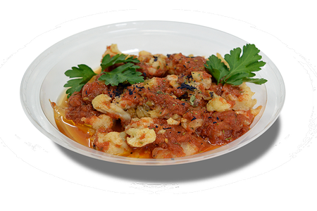 Цветная капуста запеченная в томатном соусе