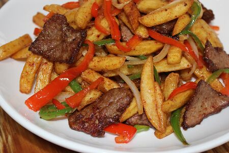 Фри с мясом