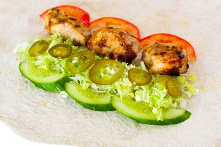 Шаурма с халапеньо