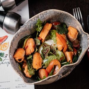 Салат из семги