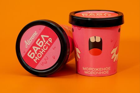 Молочное мороженое Бабл монстр