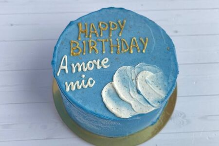 Бенто-торт Happy Birthday Amore mio №93