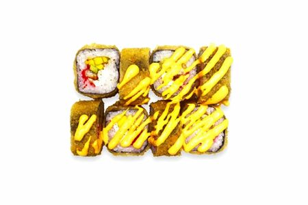 Теплый ролл Унаги Фрай