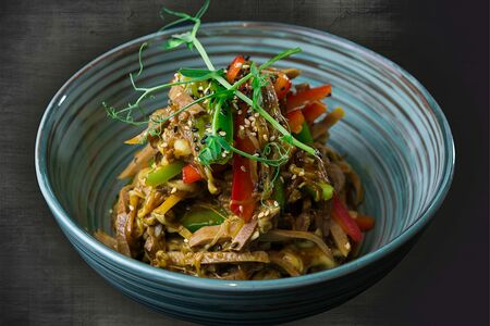 Язык с грибами