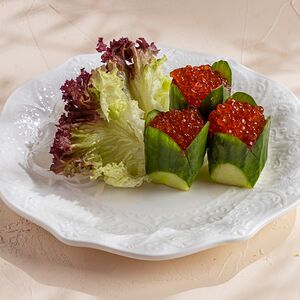 Сашими из красной икры