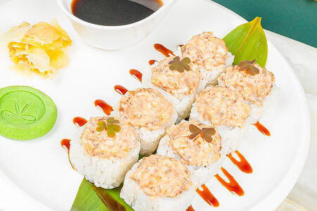 Запечённый ролл с мидиями