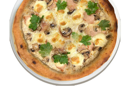 С куриным филе и грибами