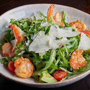 Салат Руккола с креветками