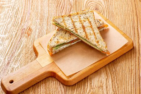 Сэндвич с лососем