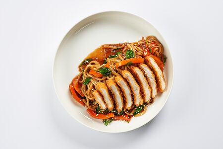 Удон с курицей