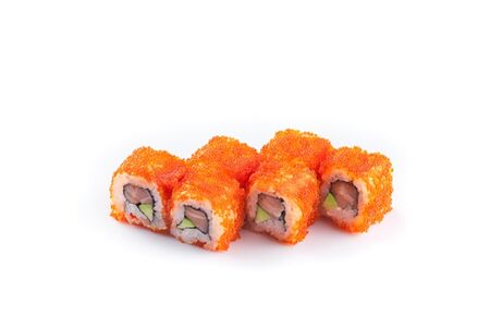 Ролл Калифорния с лососем 