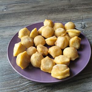 Пельмени жареные