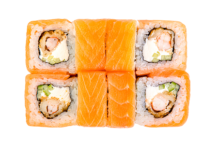 Холодный ролл Филадельфия с креветкой