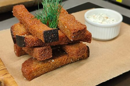 Гренки Чесночные