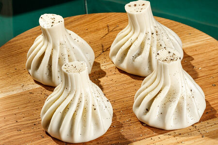 Хинкали с крабом