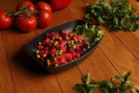 Винегрет овощной с горошком