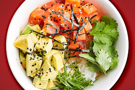 Поке с лососем