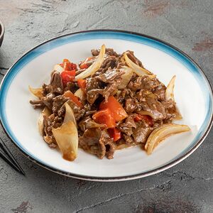Говядина в устричном соусе 耗油牛肉