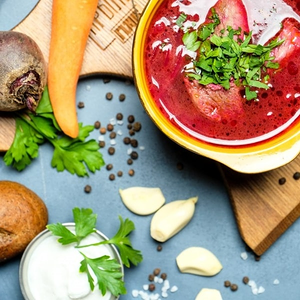 Борщ с мясом