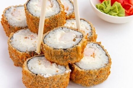 Жареный ролл Эби