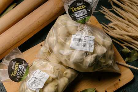 Вареники с капустой полуфабрикат