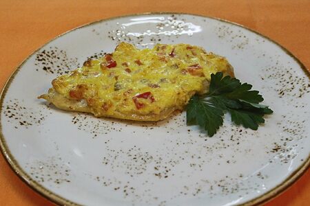 Филе куриное запечённое с овощами