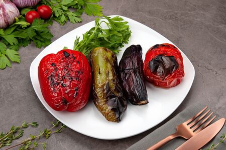 Овощи на углях 