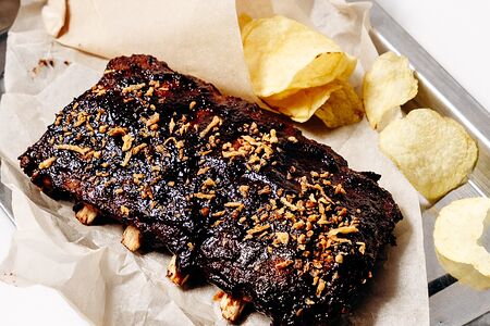 Ребра в вишневом BBQ