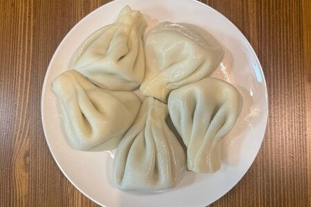 Хинкали с сыром сулугуни и картофелем