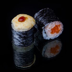 Запеченный мак с лососем Хк