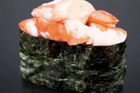 Острый Гункан с креветкой