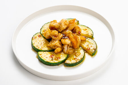 Креветки в азиатском соусе