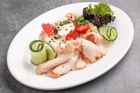 Оливье с нежной индейкой